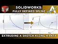 How to Control Splines in SolidWorks (Fully Defined Guide)