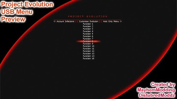 Mw2 CFG menu [USB] Project Evolution Preview