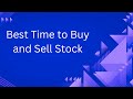 Best Time to Buy and Sell Stock