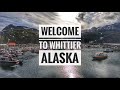 Поездка в Живописный городок Уиттиер Аляска США Купаемся в Тихом Океане / Trip to Whittier Alaska US