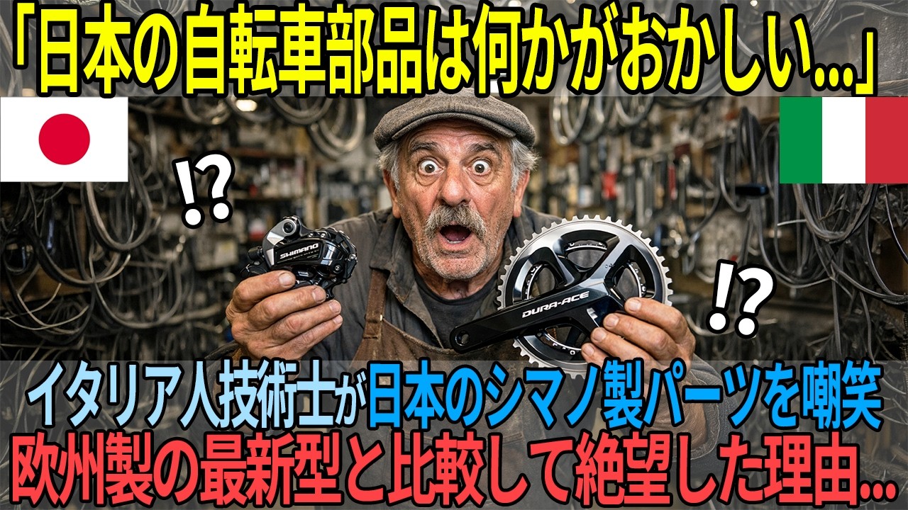 「日本製の自転車パーツは異常だ...」世界最高峰の自転車レースツール・ド・フランスで全選手の77%が使う部品が