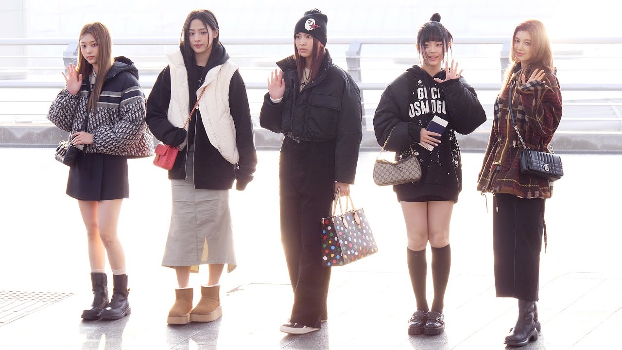 230106 NewJeans 뉴진스 골든디스크 방콕 출국 직캠 @ 인천공항｜Spinel