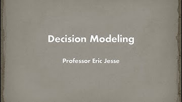 Decision Modeling