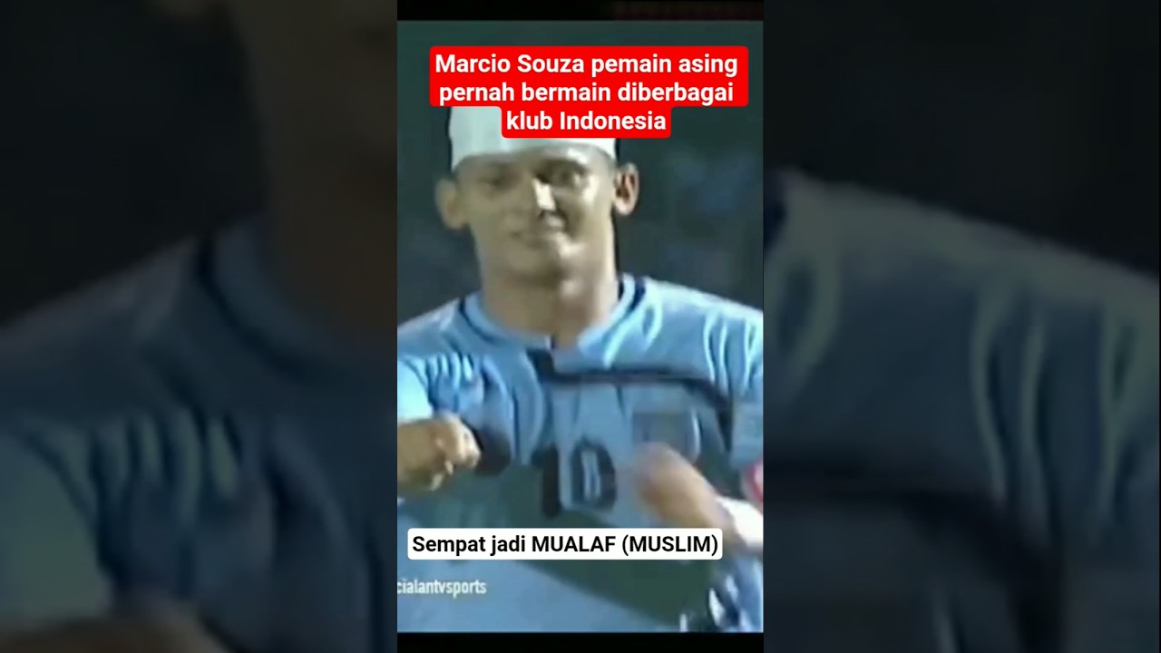 Марсио Соуза, иностранный игрок, принял ислам в индонезийской лиге 