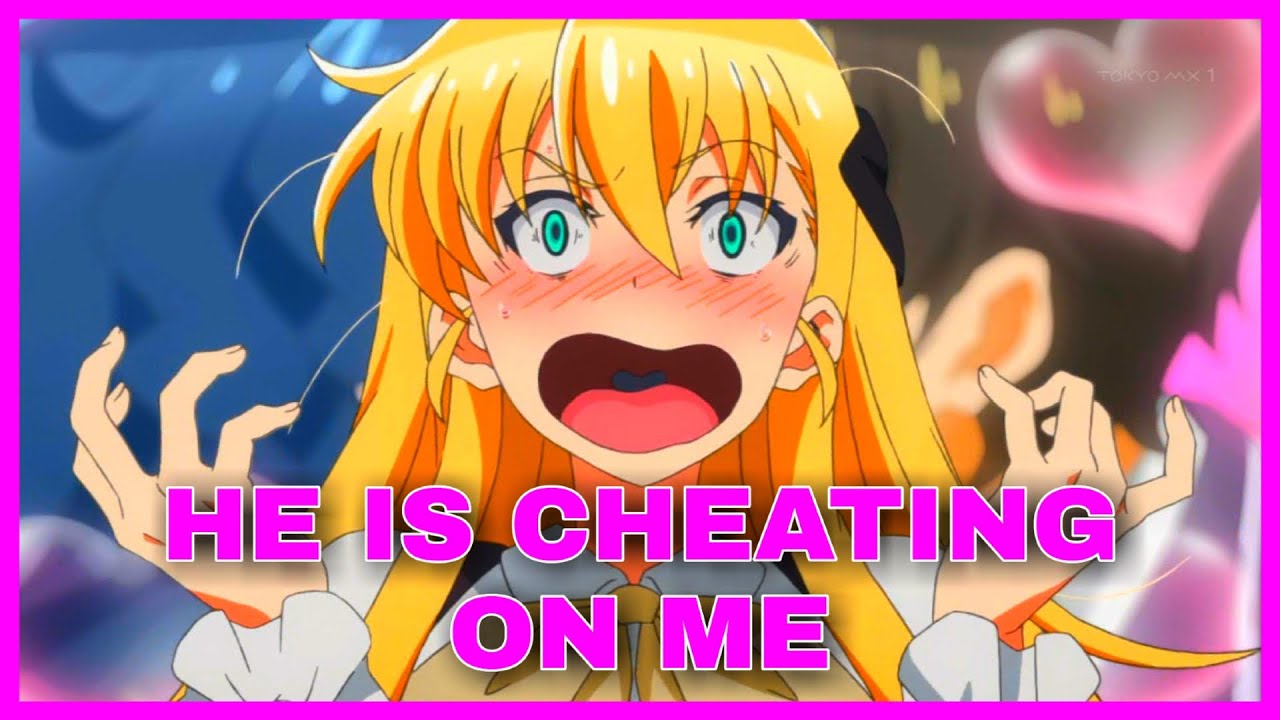 JEALOUS GIRL ANIME V1 I FUNNY ANIME MOMENTS