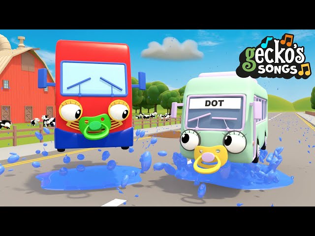 Rain Rain Go Away | Nursery Rhymes & Kids Songs | Gecko's Garage | Baby Trucks For Children class=