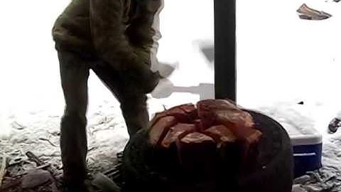 New Wood Chopping Block