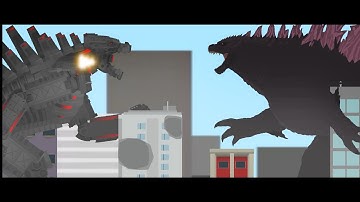 evolve godzilla Vs mechagodzilla(stick nodes)