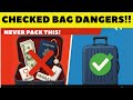 Never Pack These Items In Checked Bags (New Packing rules for 2025)