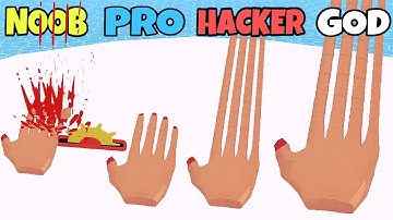 NOOB vs PRO vs HACKER vs GOD in Finger Stack