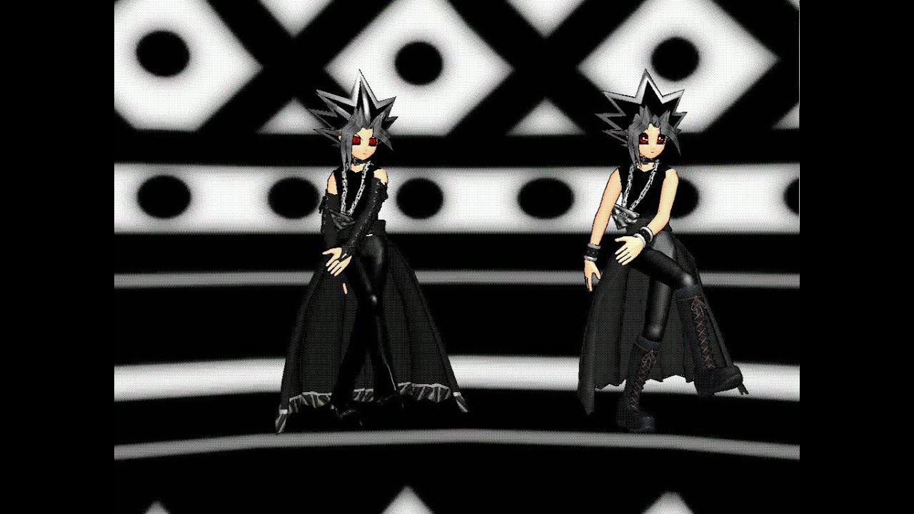 [MMD] Yu-Gi-Oh!-GLIDE Yamikage & Kuraiyugi
