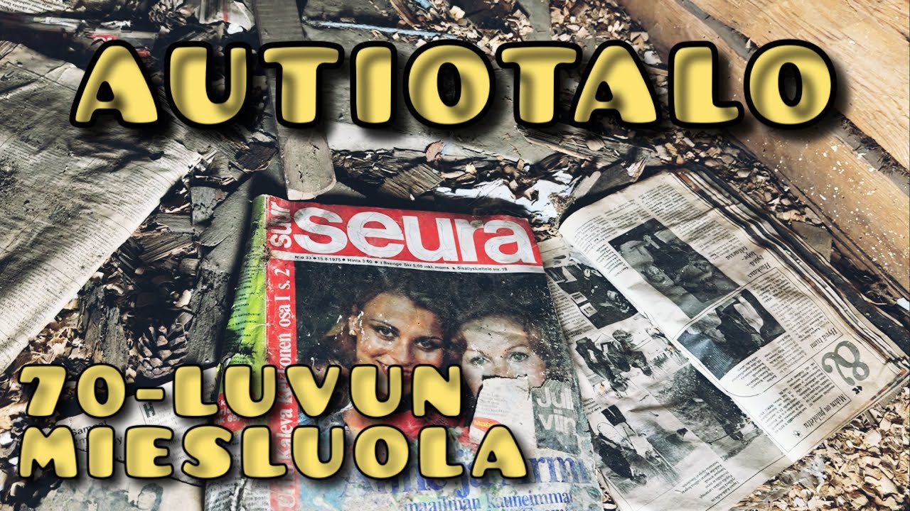 Autiotalo & 70-luvun miesluola