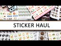 Planner Sticker Haul #57 (character stickers, foiled kits, washi)