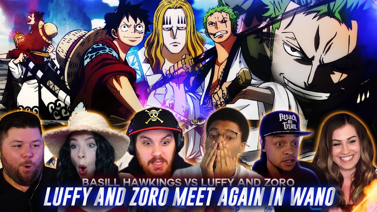 Zoro & Luffy Meets Again In Wano ! Reaction Mashup - YouTube