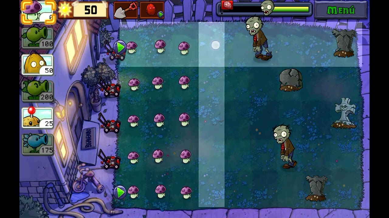 1 Day fugando platas contra zombies 