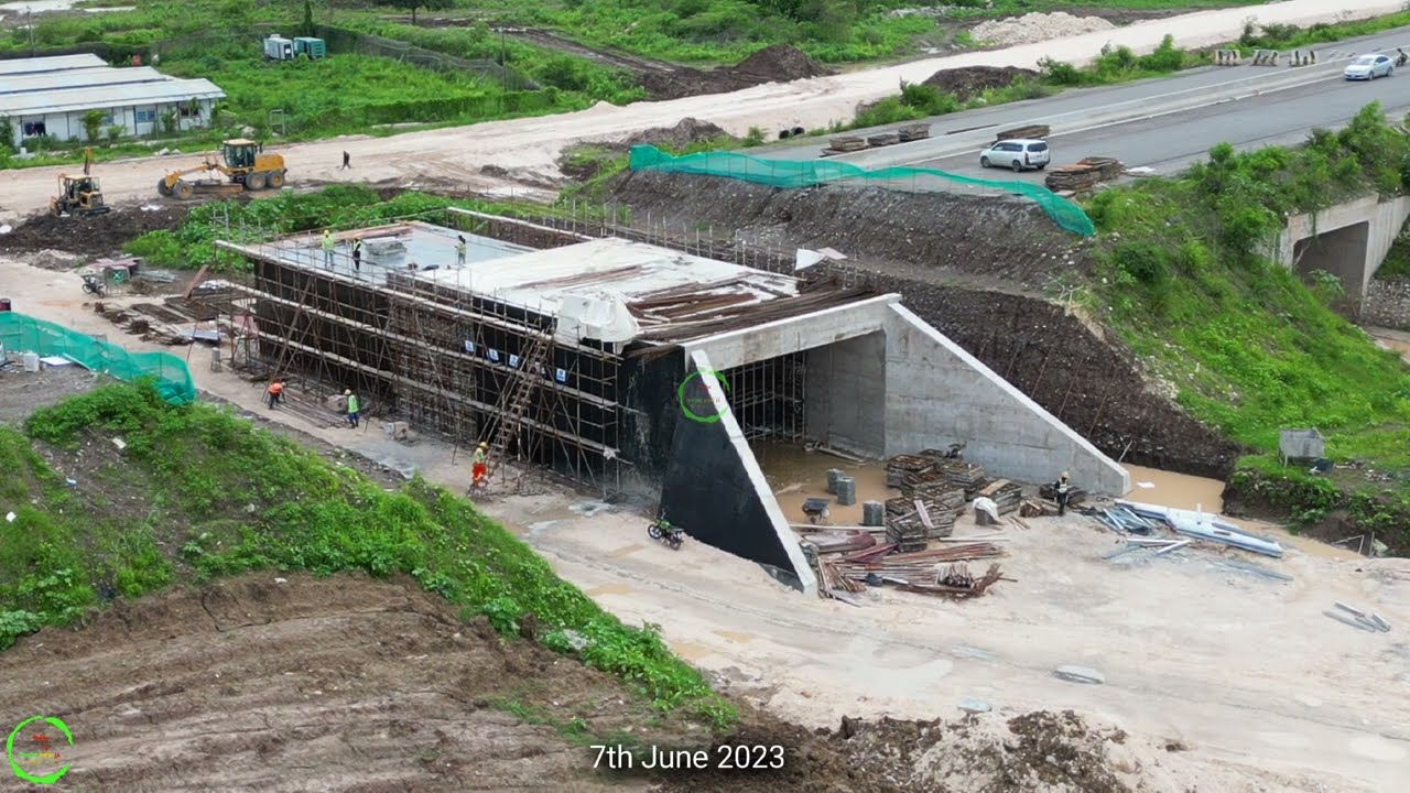 US $188 Million May Pen, Highway 2000 Expansion Project Time Lapse Clarendon Jamaica