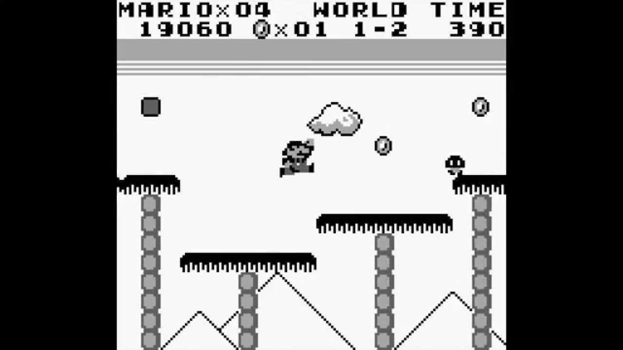 Super Mario Land - World 1-2 (1989) [GAME BOY] - YouTube