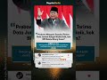 Prabowo Mengaku Terpukul Terima Data Jumlah Rakyat Miskin Naik, kok BPS Selalu Bilang Turun?