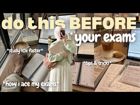 LAST minute EXAM TIPS that feel ILLEGAL to know - STUDY so FAST it feels like CHEATING (& get 100%)