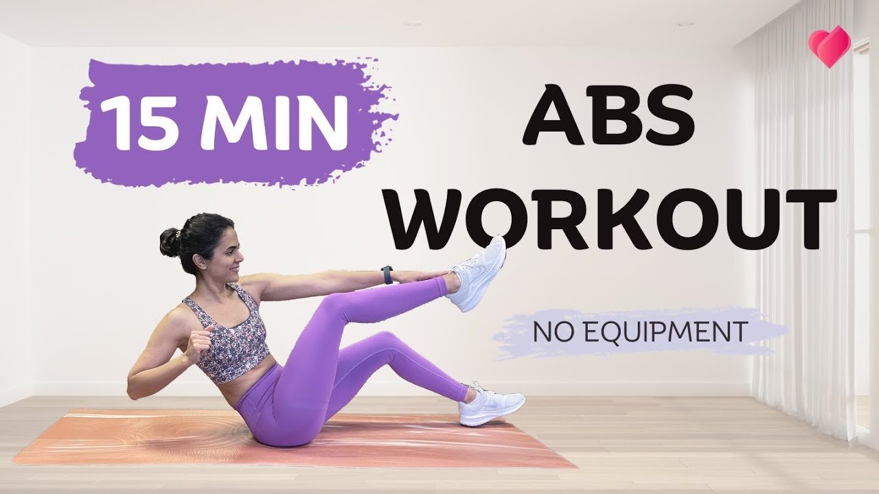 15 min ABS Workout - Build Strong Core - No Equipment At Home Workout ...