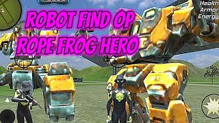 Robot Find‍ Op Rope Frog Hero 