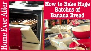 Celebrity How to Make Huge Batches of Banana Bread | Freezer Cooking 4HWW Net Worth