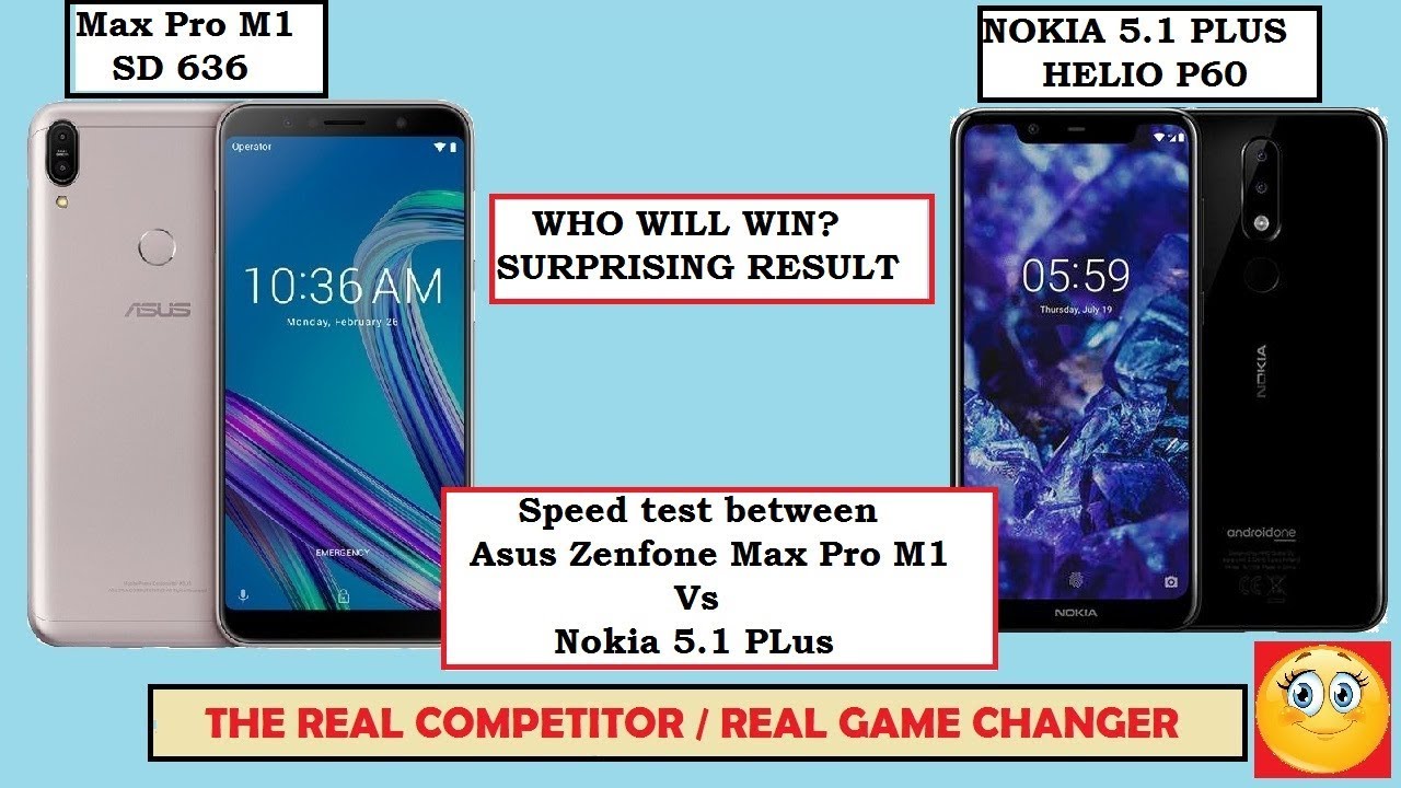 Speed Test Comparison Between Asus Zenfone Max Pro M1 Vs Nokia 5 1 Plus speed-test-comparison-between-asus-zenfone-max-pro-m1-vs-nokia-5-1-plus