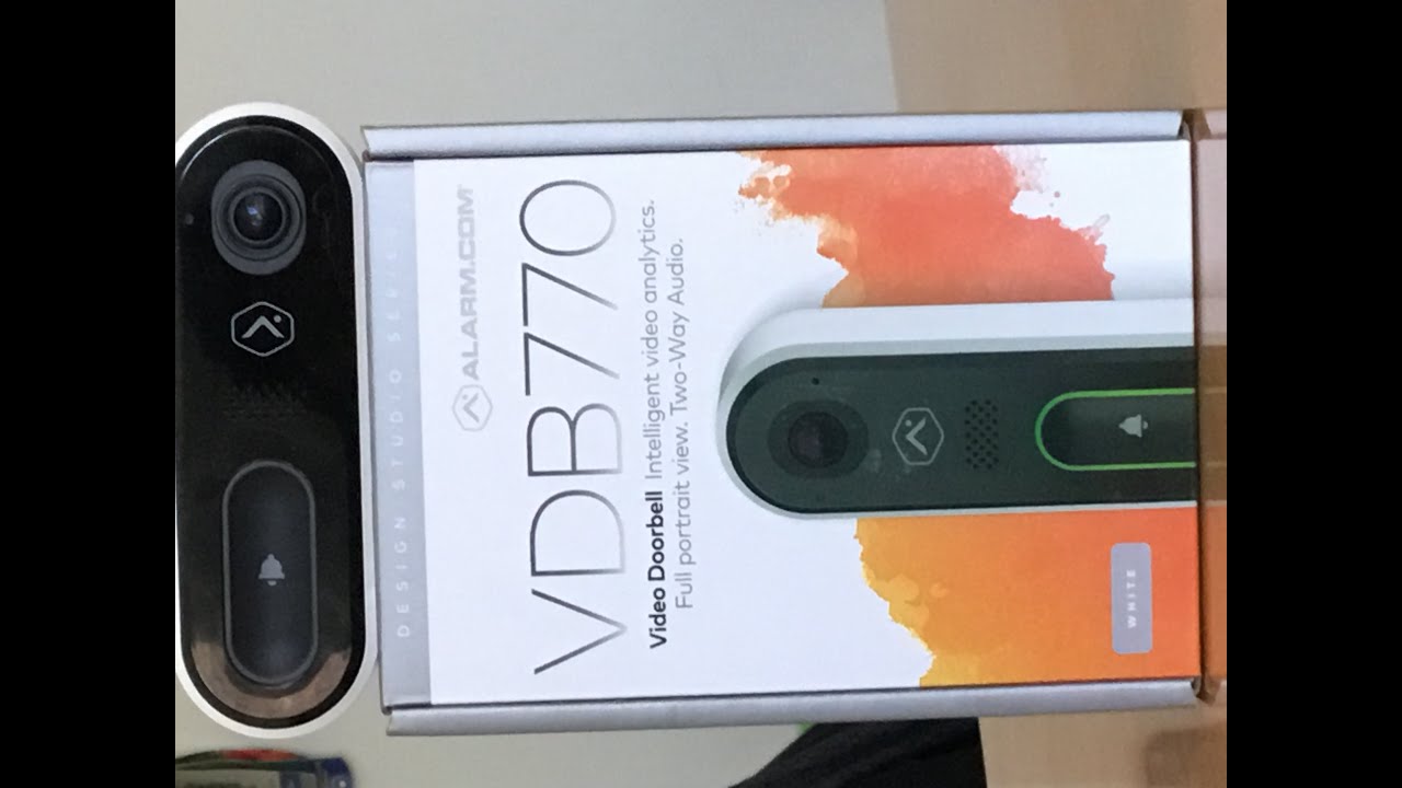 VDB770 video doorbell - YouTube