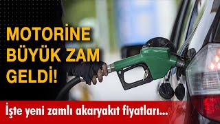 Motorine büyük zam geldi! Sürücüleri üzen haber... İşte yeni zamlı akaryakıt fiyatları