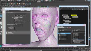Eva Green Head modeling in Maya 2016 26 Blendshapes