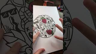 How to make your coloring pages more lifelike #shorts