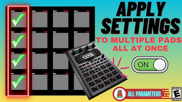 How To Apply Roland SP-404 MK2 Parameter Settings to Multiple Pads And Banks All At Once