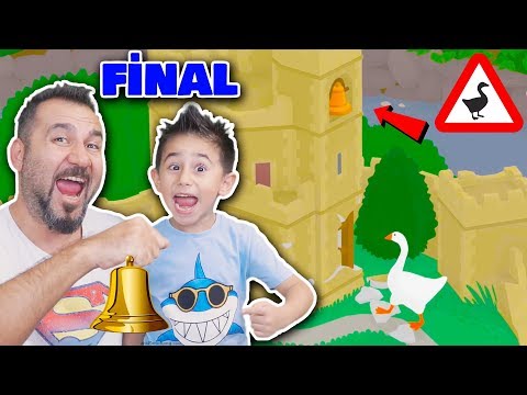 GİZLİ KULEDEN PAYTAK KAZ İLE ALTIN ZİL ÇALIYORUZ! FİNAL? | UNTITLED GOOSE GAME OYNUYORUZ