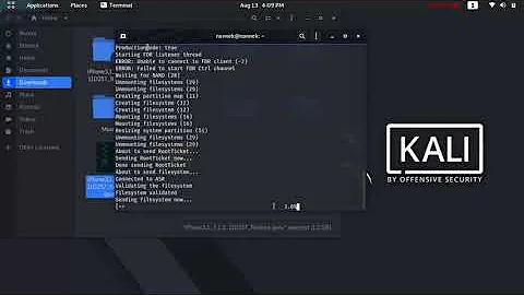 How to flash Firmware on any IPhone IPad using idevicerestore on  kali linux