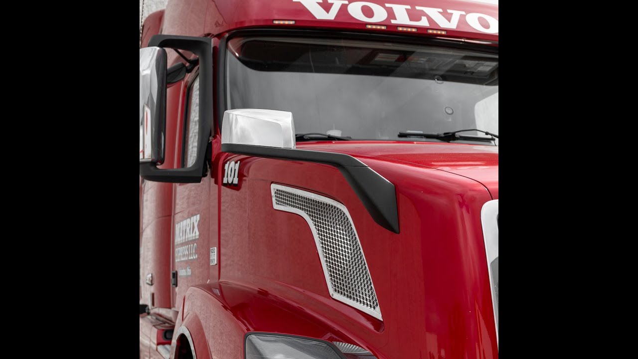 Como Cambiar Espejos Y Cover Volvo Vnl . How Replace Mirror And Cover Volvo Vnl