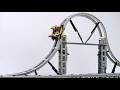 I Built a LEGO Launch Roller Coaster That Goes Vertical!