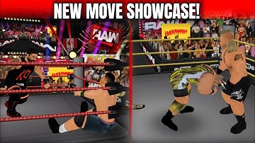 Wrestling Revolution 3D New Moves Showcase Part -1 In SmackDown Vs Raw 2025 Venue|WR3D Move Showcase