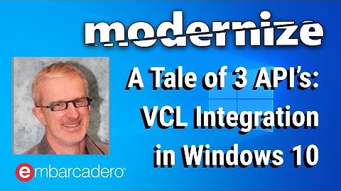 VCL Integration with WinAPI, COM & ShellAPI, and WinRT