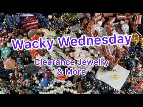 Wacky Wednesday Clearance Jewelry #jewelry #live #vintage #treasure #estate #gems