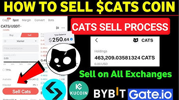 How To Sell $CATS On Bitget Application | How To Exchange CATS Token In Bitget, Kucoin, Bybit