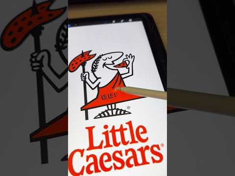 Combining The Pizza Hut And Little Caesars Logos Logos Logodesign Redesign Mashup Procreate