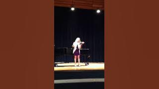 Cavatina sung by Samantha bonzer