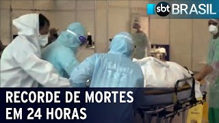 Brasil tem novo recorde de mortes por Covid-19 em 24 horas | SBT Brasil (30/03/21)