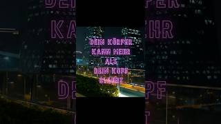 Dein Körper gibt auf, nur weil dein Kopf es tut. #motivation #mindset #fitness #discipline #Erfolg