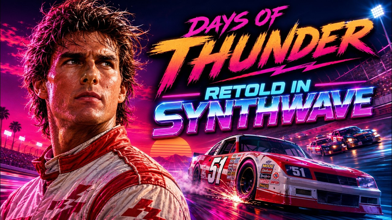 Drive Through the Fire - DAYS OF THUNDER - Retold in Synthwave