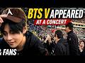 BTS V Appeared at a Concert & Fans Lost Control 😳|BTS V Sitting Among Fans|#Taehyung#BTSV#BTSViral