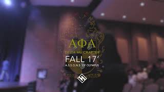 Delta Mu - Alpha Phi Alpha Neophyte Presentation Fall '17