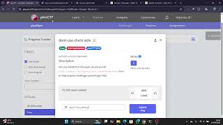 Dont Use Client Side | Web Exploitation | PicoCTF Challange