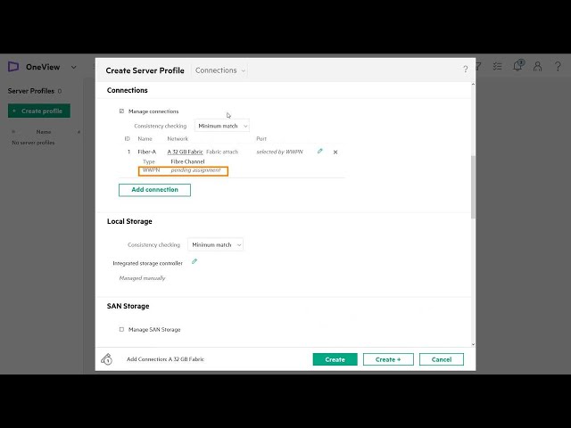 Provision Volumes in HPE OneView-Demo#8