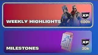 Fortnite Weekly Highlights Quest: Destroy objects or scavenge items at Zero Point Shard locations